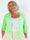 Cassiopea - Let plus size cardigan i viskose med hulmønster
