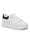 Ferah - Vita sneakers med färgad klack