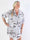 Celestine - Plus size bomullsskjorta med tryck och fickor