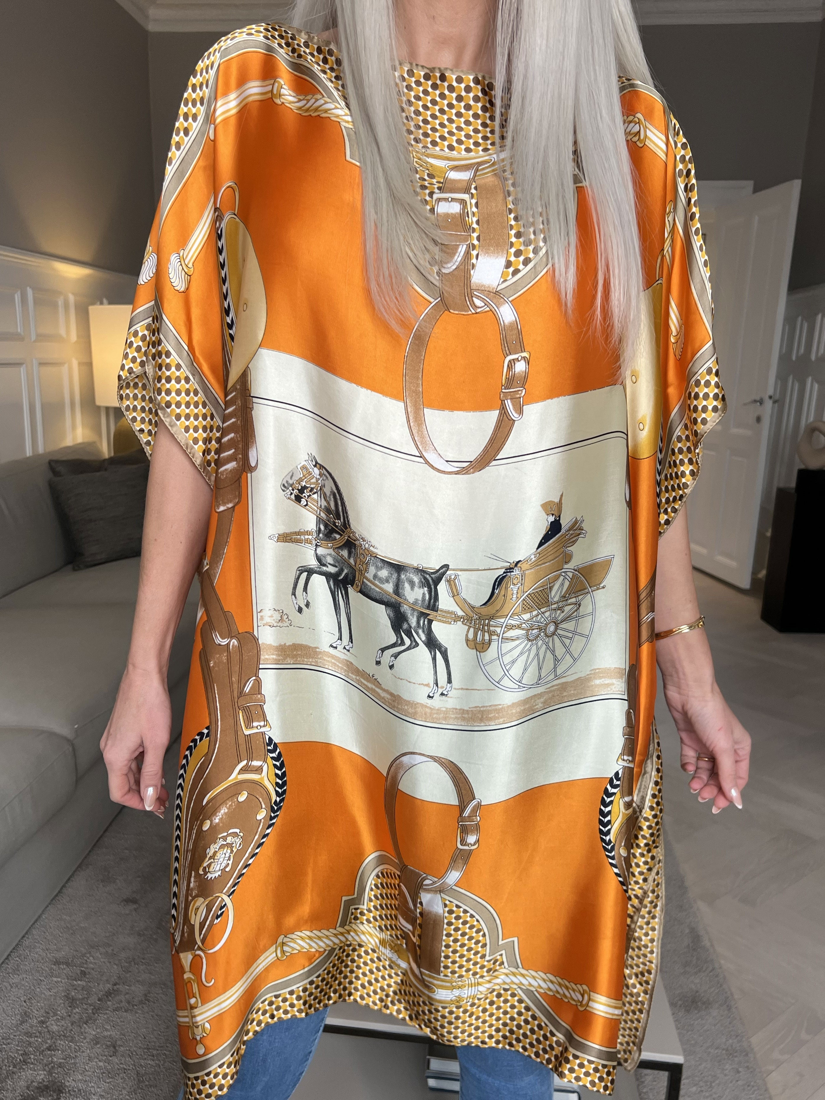 Emily - Lätt och luftig tunika i viskos och siden