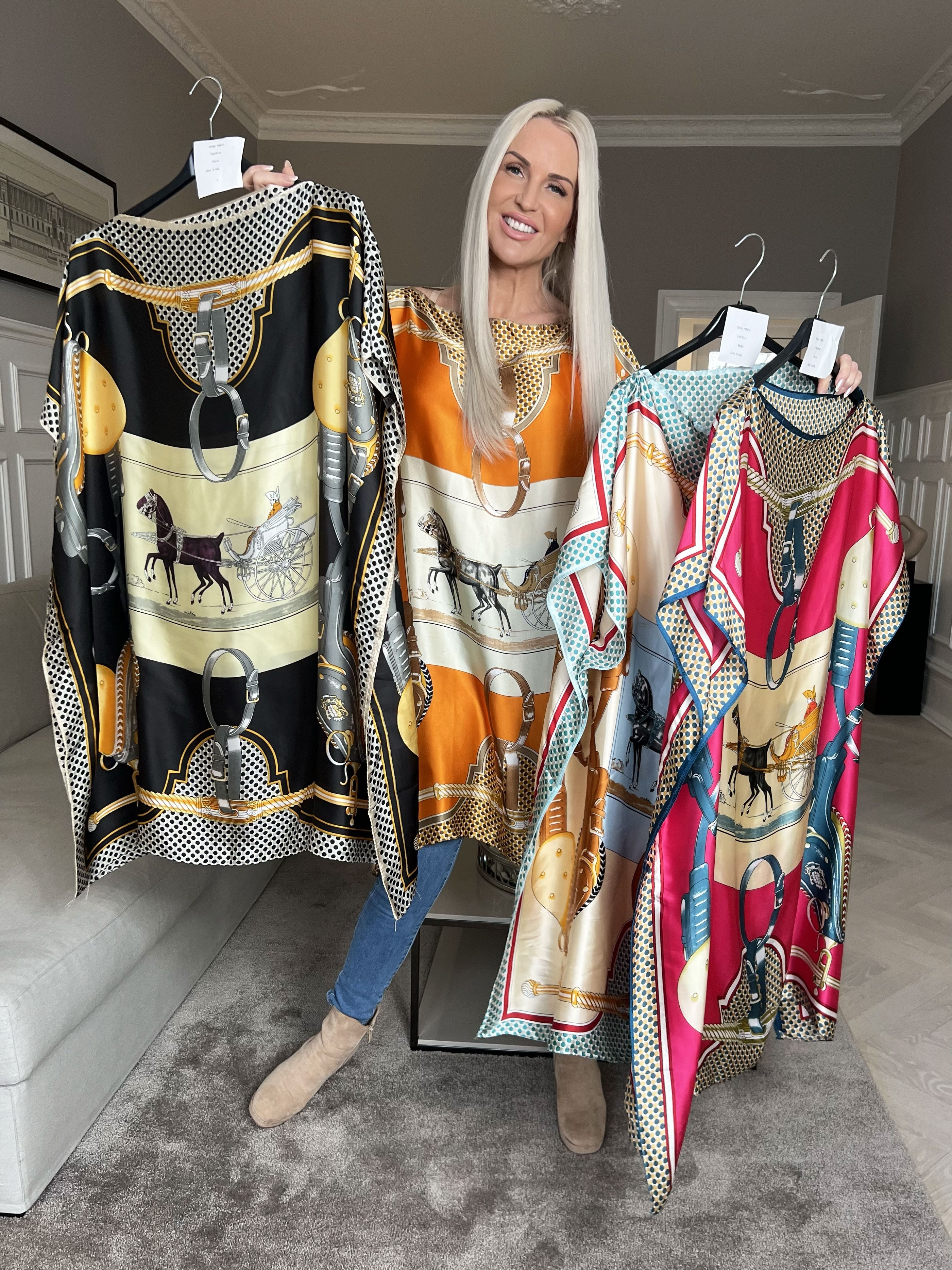 Emily - Lätt och luftig tunika i viskos och siden