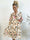 Flower Dress - Söt blommig klänning med lager-på-lager-look
