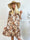 Flower Dress - Söt blommig klänning med lager-på-lager-look