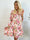 Flower Dress - Söt blommig klänning med lager-på-lager-look