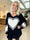 Lorena - Stickad blus med stort hjärta