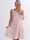 Maj Small Flower - Söt elastisk plus size klänning i blommönster