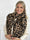 Majken - Halsduk med leopardmönster i viskos och ull