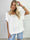 Miracle Crystal T-shirt - Mjuk blus i viskos med strass