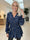 Pams Gold Dot Shirt L/S - Elastisk blus i skrynkelfritt tyg