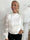 Sydney - Blus med turtleneck och spetsärmar