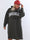 Adrianna - Plus size hoodie klänning med text framtill