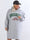 Adrianna - Plus size hoodie klänning med text framtill