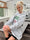 Adrianna - Hoodie klänning med text framtill