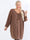 Andria - Mjuk plussize stickad klänning - Green