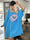 California - Cool oversize klänning - Pink