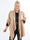 Dream - Enkel plus size kofta i lätt och fint tyg - Beige