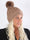 Filipa - Beigefärgad hatt med tofs