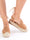 Esly - Espadrillos med tjock sula och spets