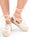 Esly - Espadrillos med tjock sula och spets