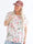 Vilde - Söt blus med exotiskt blomstermotiv