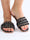 Fatou - Flip-flops i tweed med kedjor