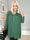 Veronika - Finast tunika med veck - Green