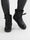 Beth - Svarta stövlar med spets och ormtryck