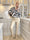 Feline - Läderlook leggings med guldknappar