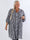 Berna Animal - Plus size skjorta i blandat djurtryck med fickor