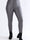 Kim - Elastiska plus size leggings i läderlook med bred kant