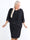 Amna - Plus size klänning i elegant look med paljettkant - Black