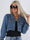 Isa - Kort denimjacka med detaljer av similiste