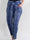 Josiane - Blå leggings i denimlook