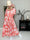 Marinella Flower - Vacker lång klänning med blomstermotiv