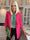 Mindy - Enfärgad blazer med 3/4 ärmar - Black