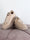 Mira - Beige sneaker med glimmer