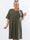 Mynte - Söt bomullsklänning i plus size med 3D-tryck - Black