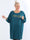Nella - Cool plussize klänning med guldfärgad skrift
