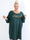 Nella - Cool plussize klänning med guldfärgad skrift