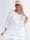 Nicola - Söt plus size blus med volanger och knappar