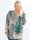 Paula - Glitterblus med leopardmönster i stora storlekar
