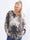 Paula - Glitterblus med leopardmönster i stora storlekar