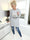 Rock - Cool hoodie klänning med text