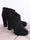 Vanessa - Svart mocka look booties