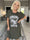 Virginia - Mjuk t-shirt klänning med motiv - Black