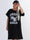 Virginia - Mjuk plus size t-shirt klänning med motiv