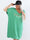 Vogue - Plus size t-shirt klänning i viskos med guldtryck