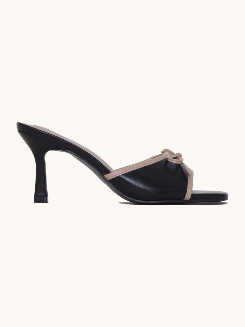 Lines - Söta stilettklackar med liten rosett