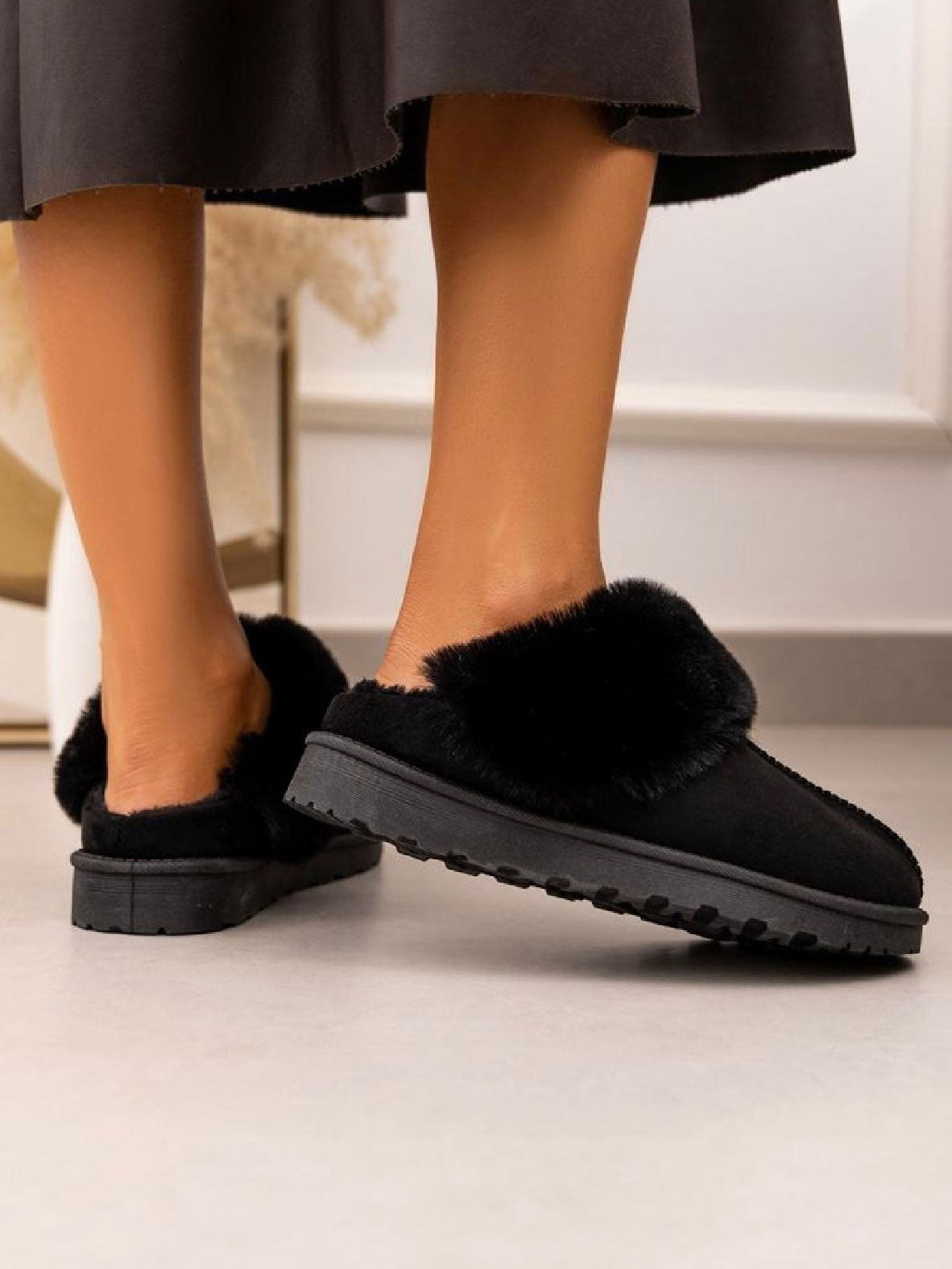 Amalie - tofflor med mjukt foder och rejäl sula