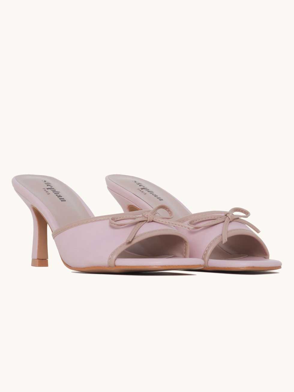 Lines - Söta stilettklackar med liten rosett